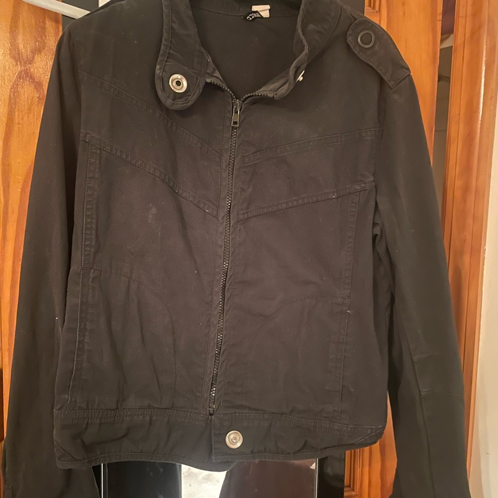 Black Zip-Up Jacket